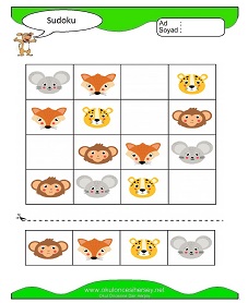 Sudoku Çocuk Bulmacaları